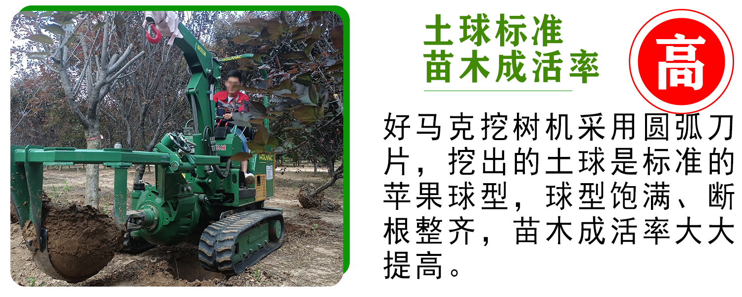 好马克挖树机