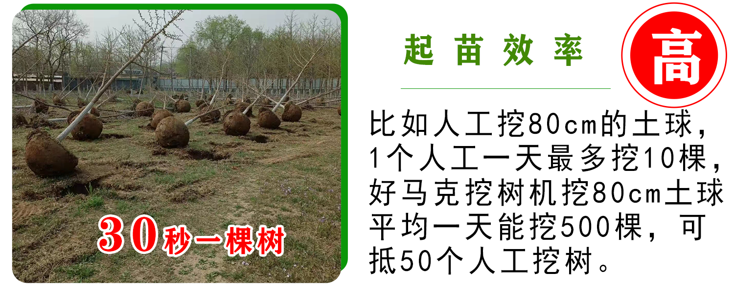 好马克挖树机